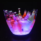 Xô Ướp Rượu Bia Hình Chiếc Thuyền Có Đèn Led