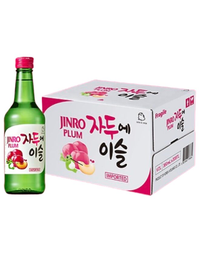 Rượu Soju Jinro - Vị Mận - 1 Thùng 20 Chai