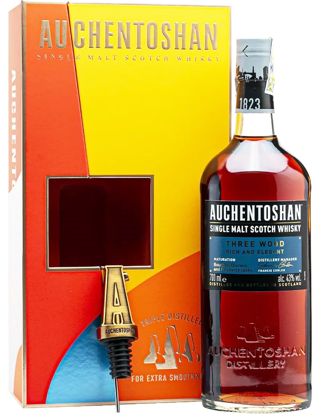 Auchentoshan Three Wood - Gift Box