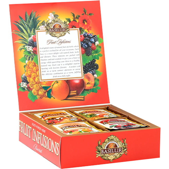 Basilur Fruit Infusions Assorted 40 Envelopes