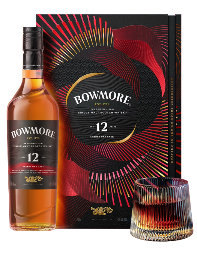 Bowmore 12 YO Sherrry Oak 40% - Quà xuân Bính Ngọ F26