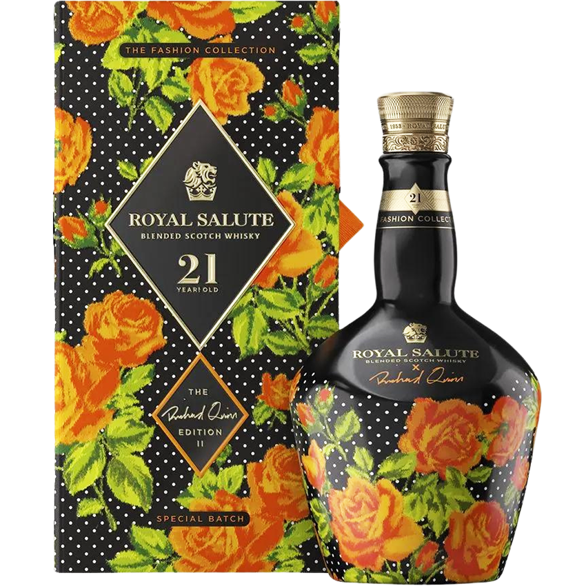 Chivas Royal Salute 21 Richard Quinn Limited Edition II (Orange Rose Label)