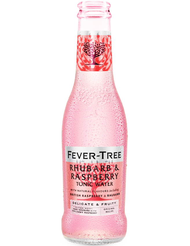 Fever Tree Raspberry Fever-Tree Refreshingly Light Rhubarb & Raspberry Tonic Water ...