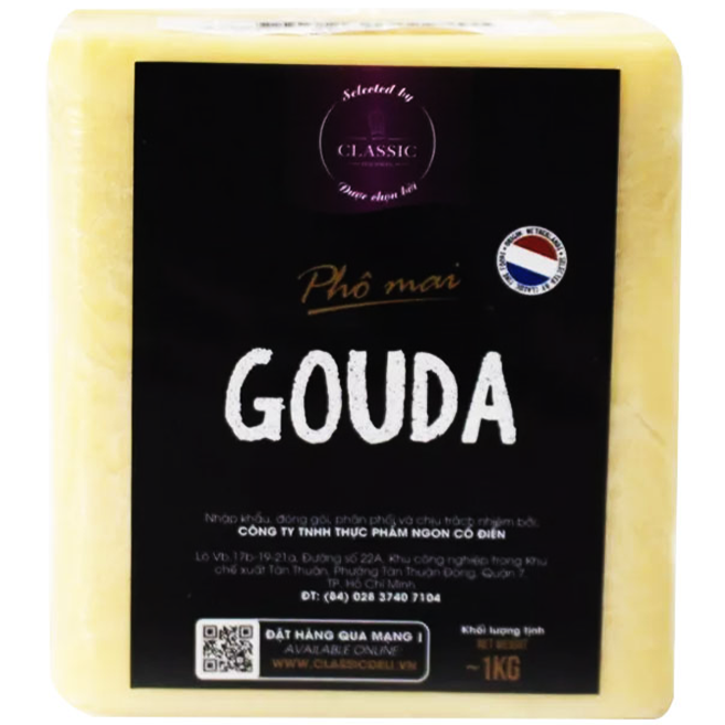 Phô Mai Gouda Pain (1kg) – Président-CTR