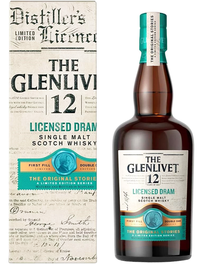 The Glenlivet 12 Years Old Licensed Dram Limited Edition