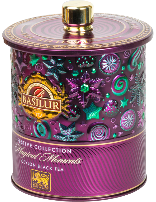 Trà Basilur Lễ Hội - Khoảnh Khắc Diệu Kỳ 75g (Hộp Thiếc)