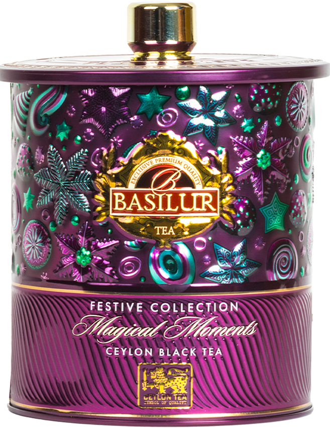 Trà Basilur Lễ Hội - Khoảnh Khắc Diệu Kỳ 75g (Hộp Thiếc)