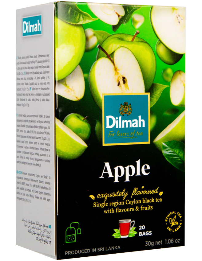 Trà Đen Táo Dilmah Fun Tea Apple Tea Bags 30g