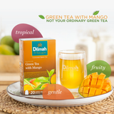 Trà Xanh Hương Xoài Dilmah Green Tea Mango Tea Bags 30g