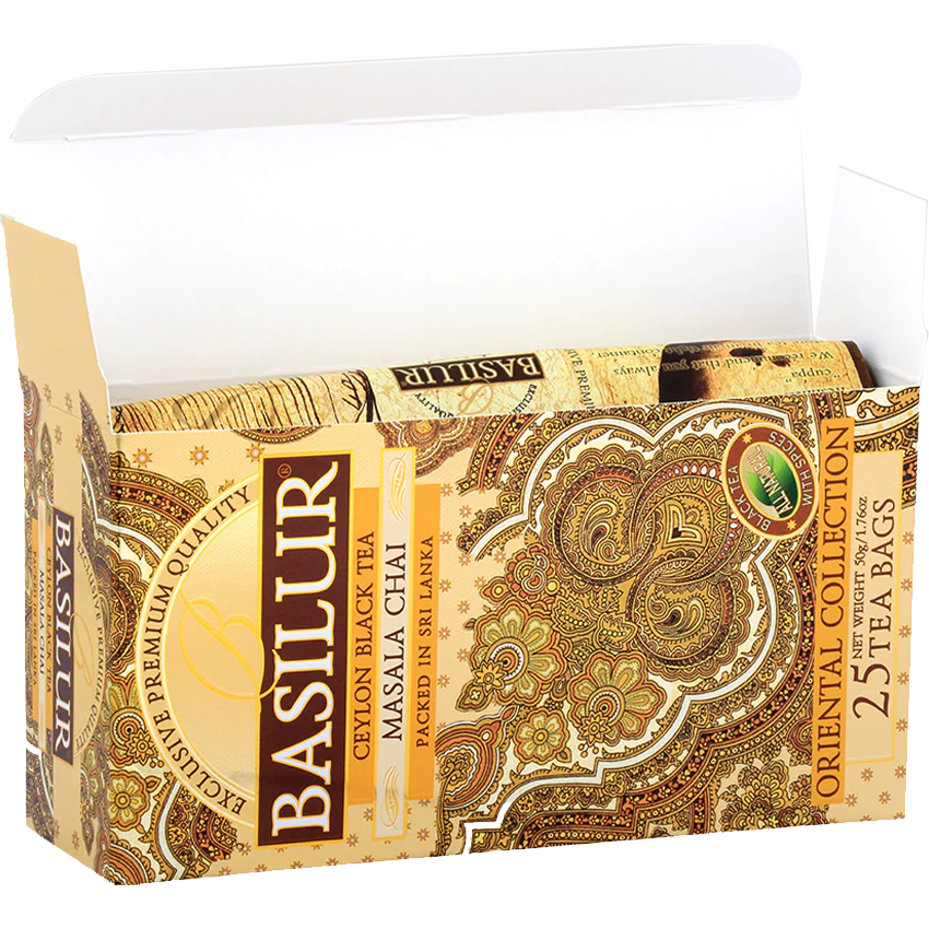 Trà Basilur - Bộ Sưu Tập Phương Đông - Trà Masala Chai 50g (Hộp Giấy)