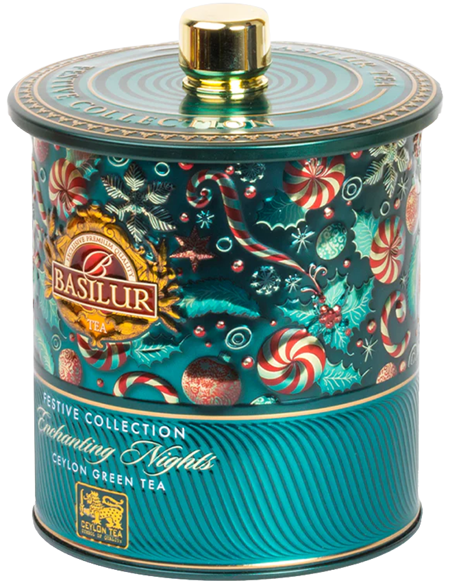 Trà Basilur Lễ Hội - Đêm Quyến Rũ 75g (Hộp Thiếc)