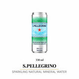 NATURAL MINERAL – SAN PELLEGRINO – NƯỚC GIẢI KHÁT THIÊN NHIÊN CÓ GAS 330ML