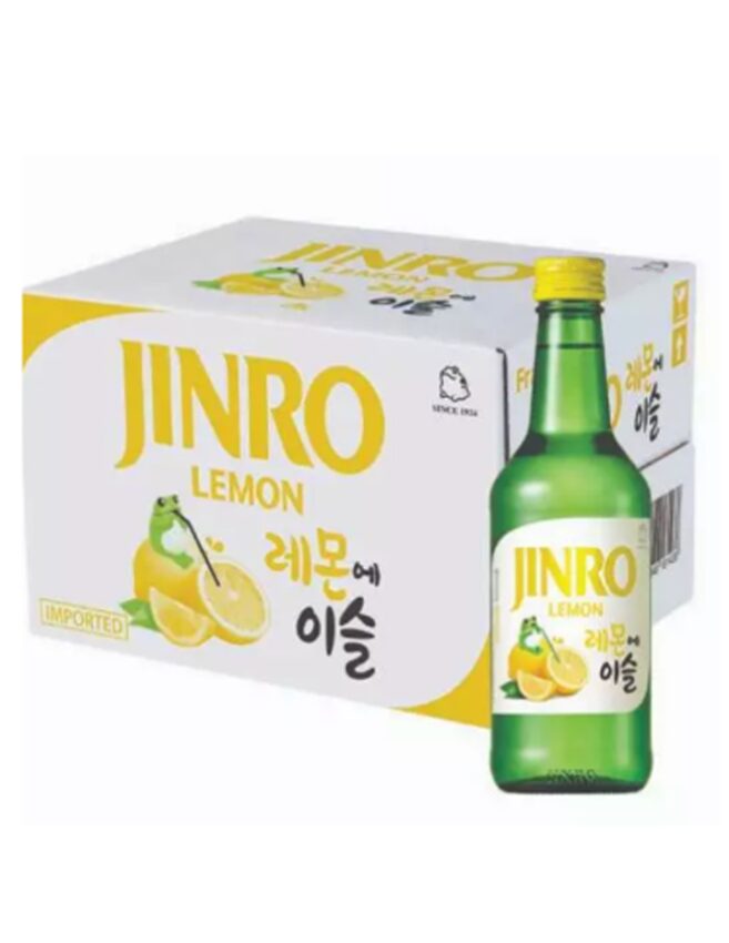 Rượu Soju Jinro - Vị Chanh - 1 Thùng 20 Chai
