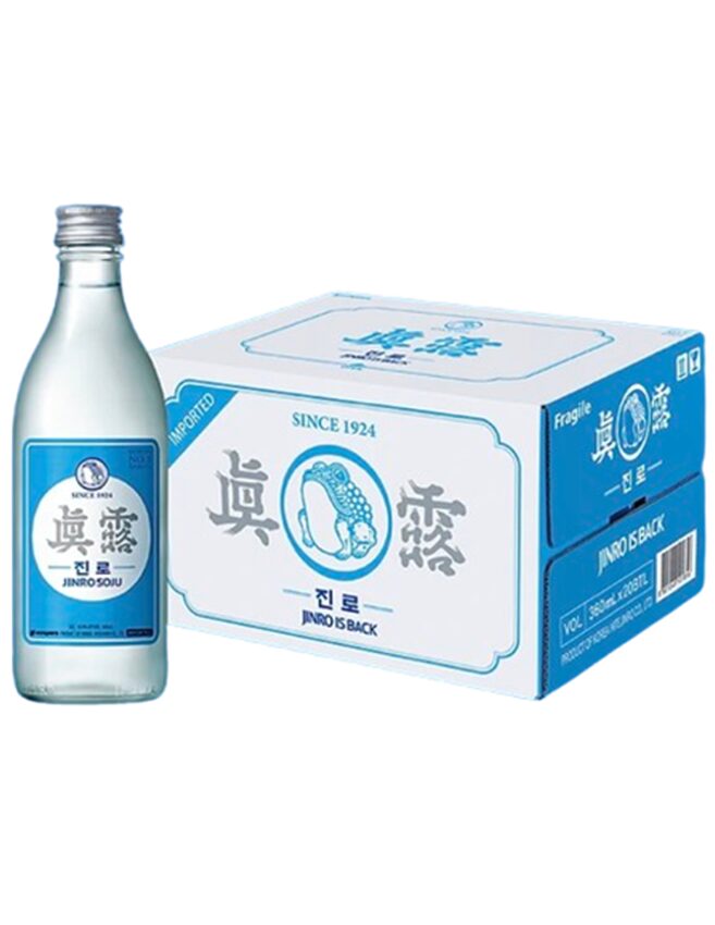 Rượu Soju Jinro - Is Black - 1 Thùng 20 Chai