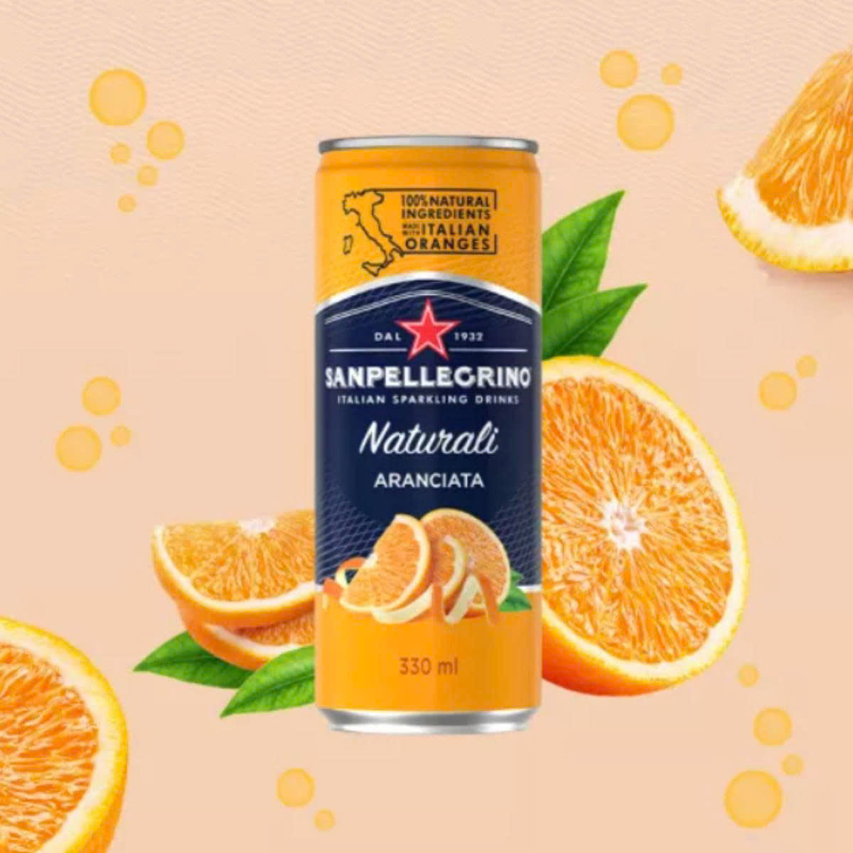 ARANCIATA 330ML – SAN PELLEGRINO 